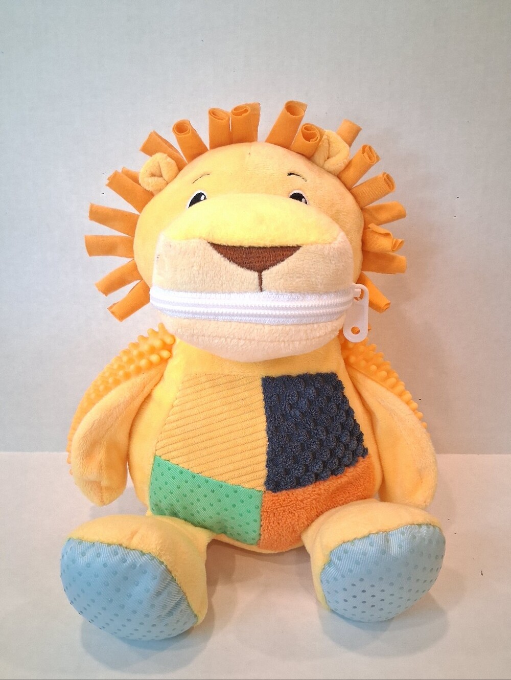 Animal Adventure Zippy Dude Lion Sensory Plush